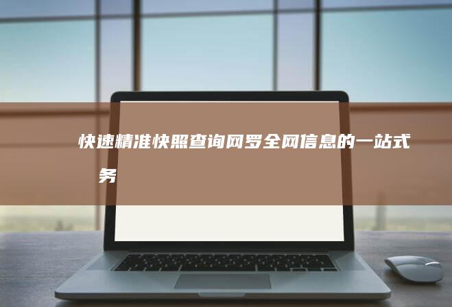 快速精准快照查询：网罗全网信息的一站式服务